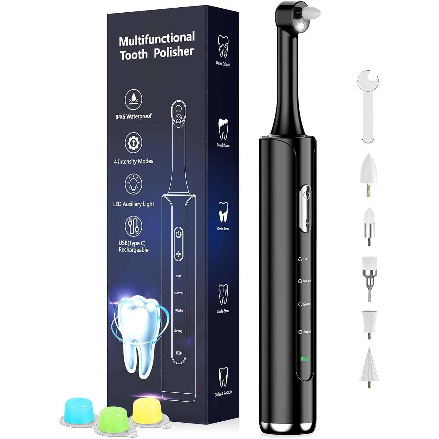 Teeth Whitening Or Tooth Whitening - Tooth Polisher Rechargeable Teeth Polisher with