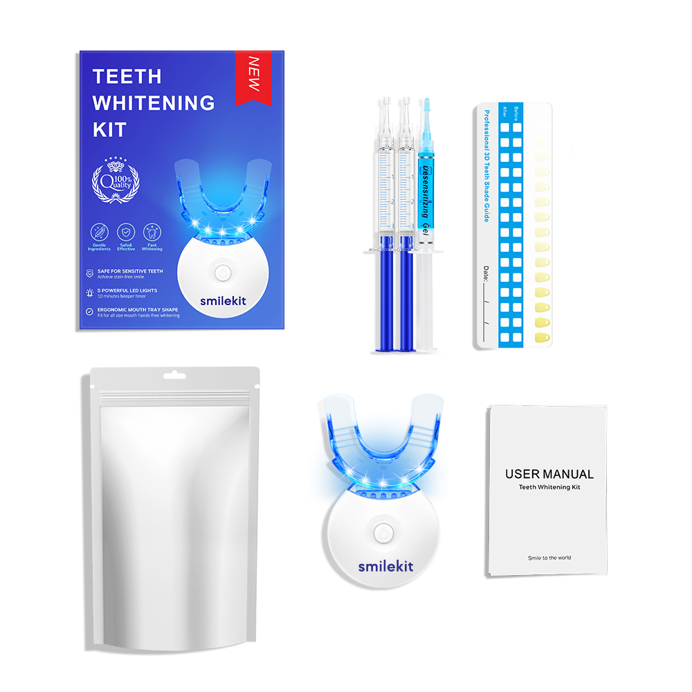 Teeth Whitening Kit With Light - Teeth Whitening Kit - 5X LED