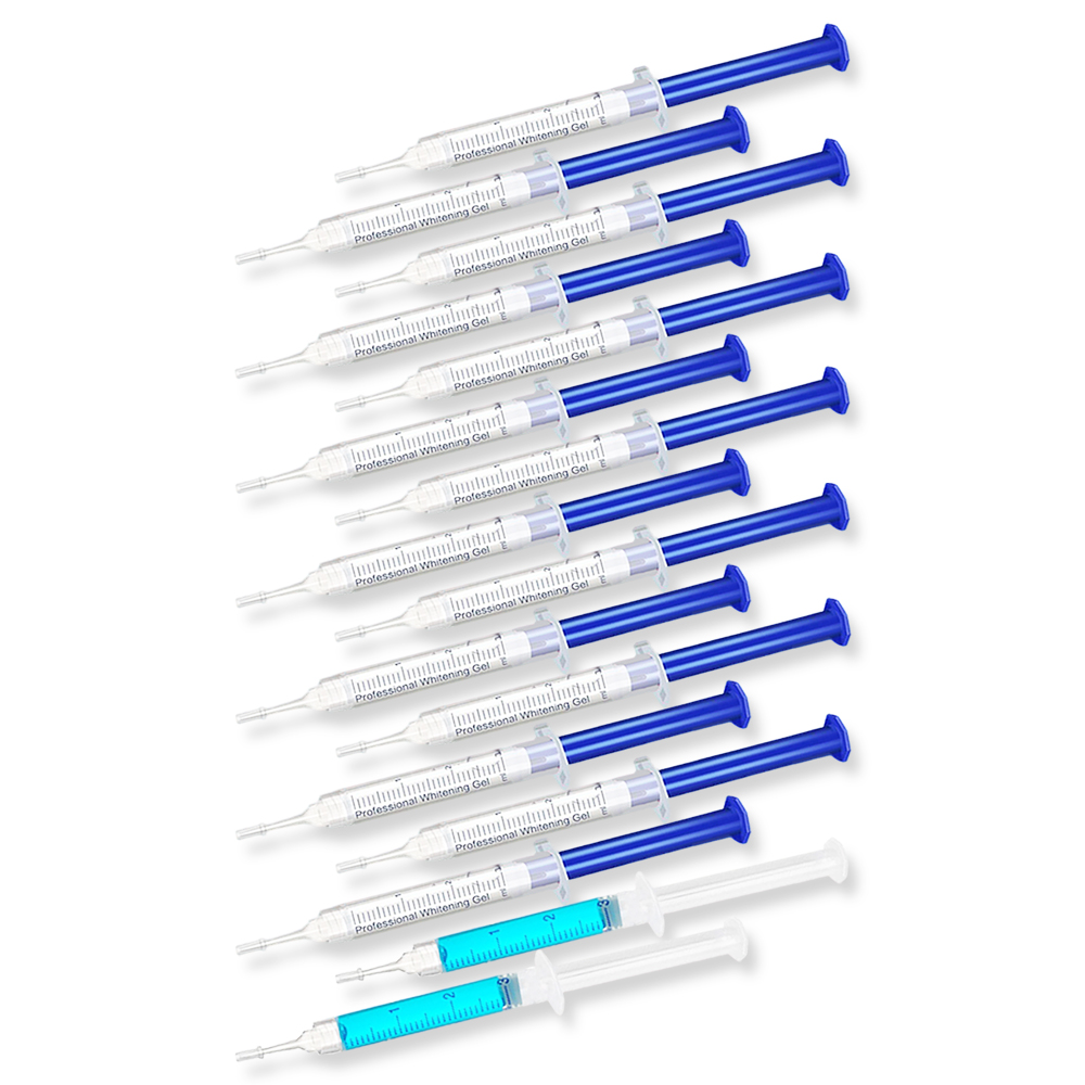 Teeth Whitening Bleaching Kit - Teeth Whitening Gel Mint Flavor Gentle