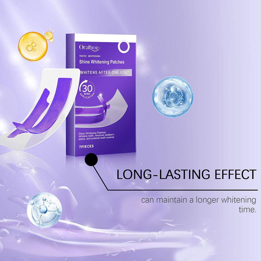7pcs Purple Teeth Whitening St - đánh giá và giá Teeth Whitening Bleaching Kit