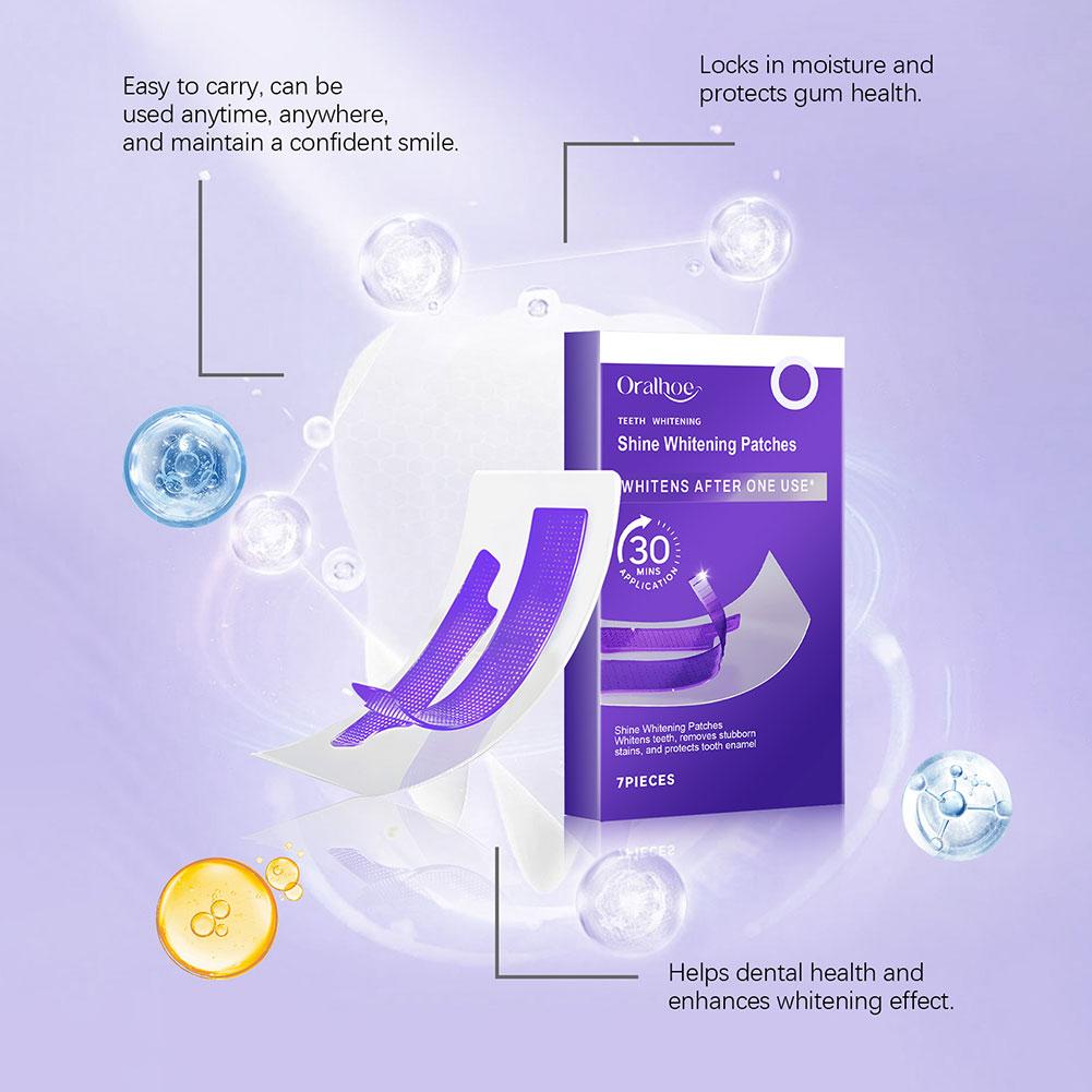 7pcs Purple Teeth Whitening St - đánh giá và giá Teeth Whitening Bleaching Kit