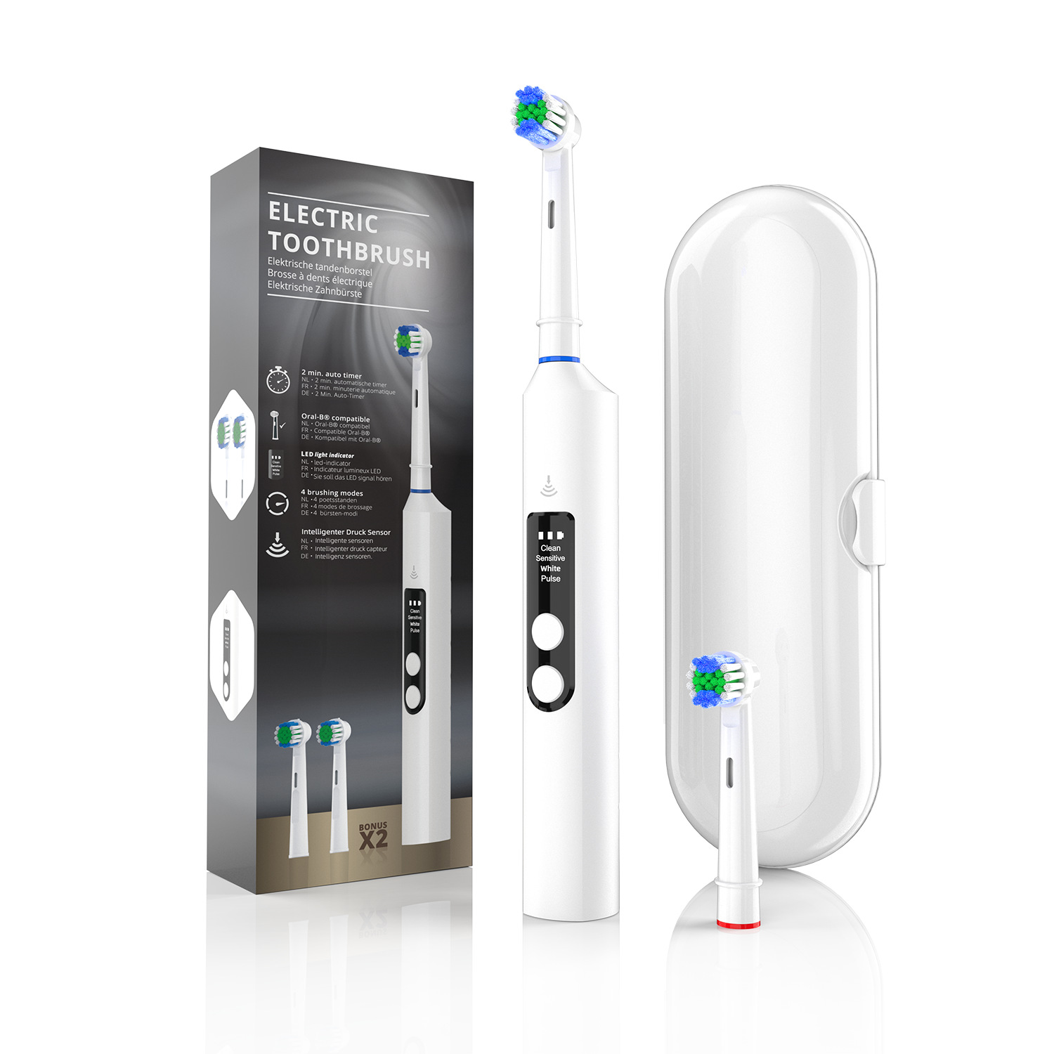 Wireless Rechargeable Fully Au - đánh giá và giá Electric Toothbrush Sonic