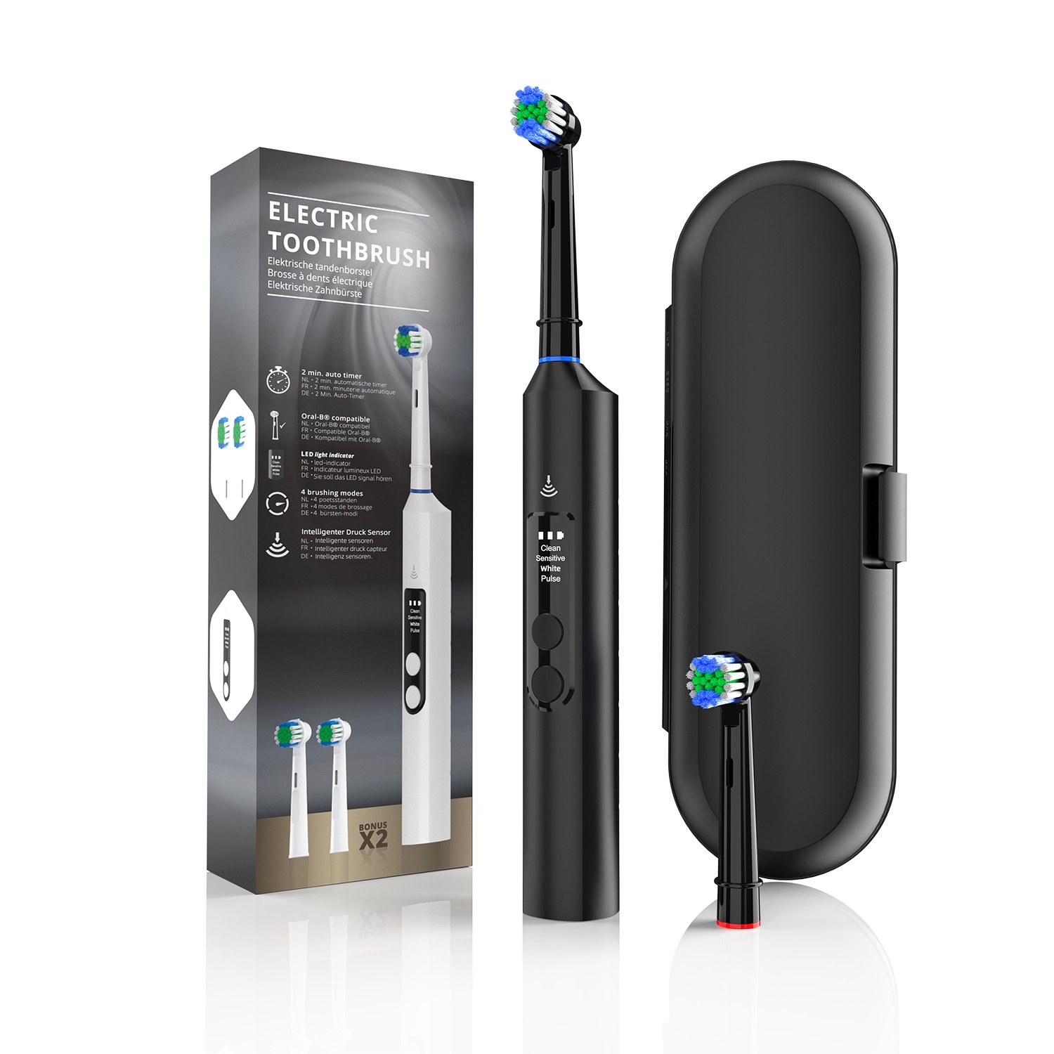 Wireless Rechargeable Fully Au - đánh giá và giá Electric Toothbrush Sonic