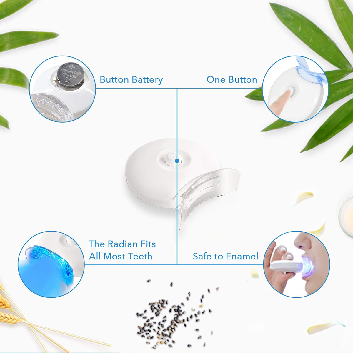 Teeth Whitening Kit - 5X LED L - đánh giá và giá Teeth Whitening Kit With Light