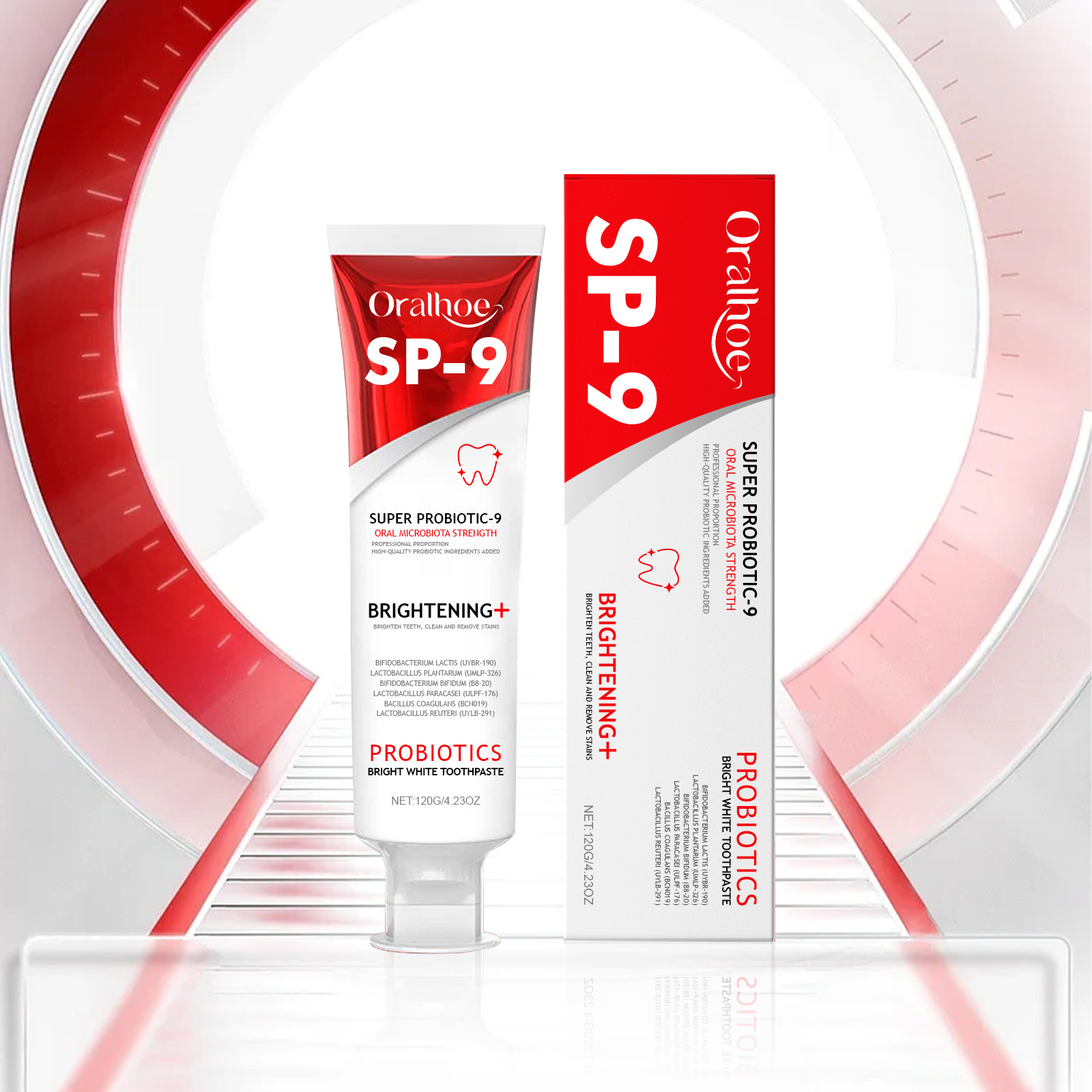 Sp-9 Probiotic Toothpaste Clea - đánh giá và giá Teeth Whitening Natural