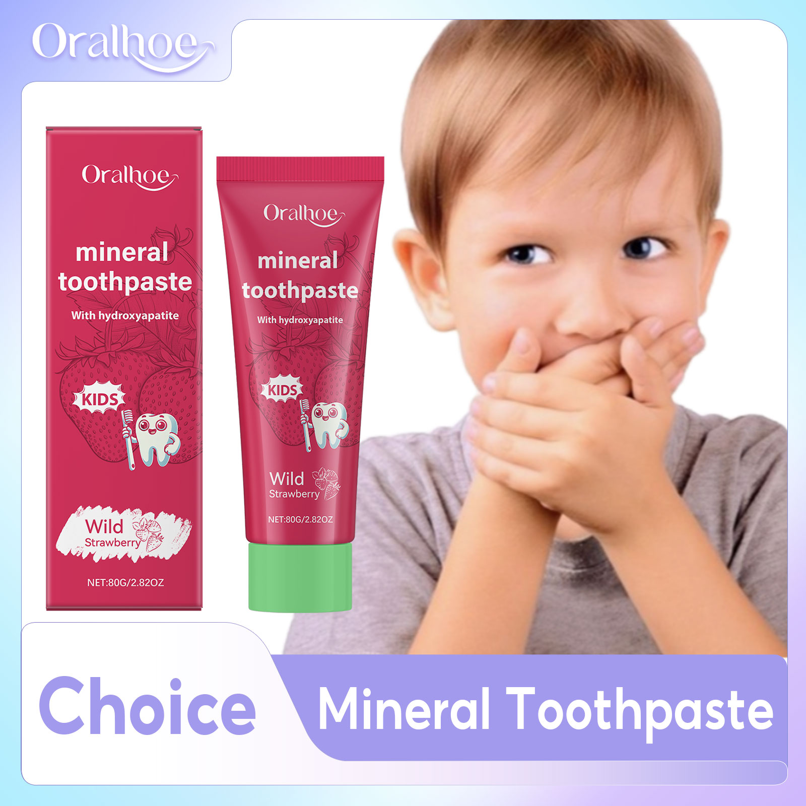 Oralhoe Kids Toothpaste Clean  - đánh giá và giá Teeth Whitening Natural