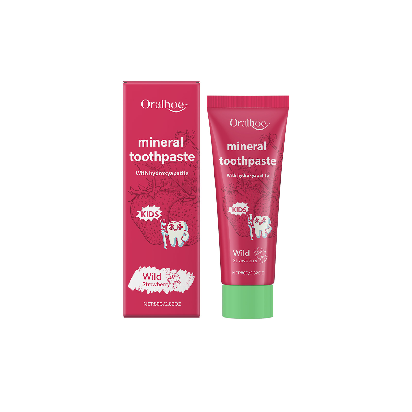 Oralhoe Kids Toothpaste Clean  - đánh giá và giá Teeth Whitening Natural