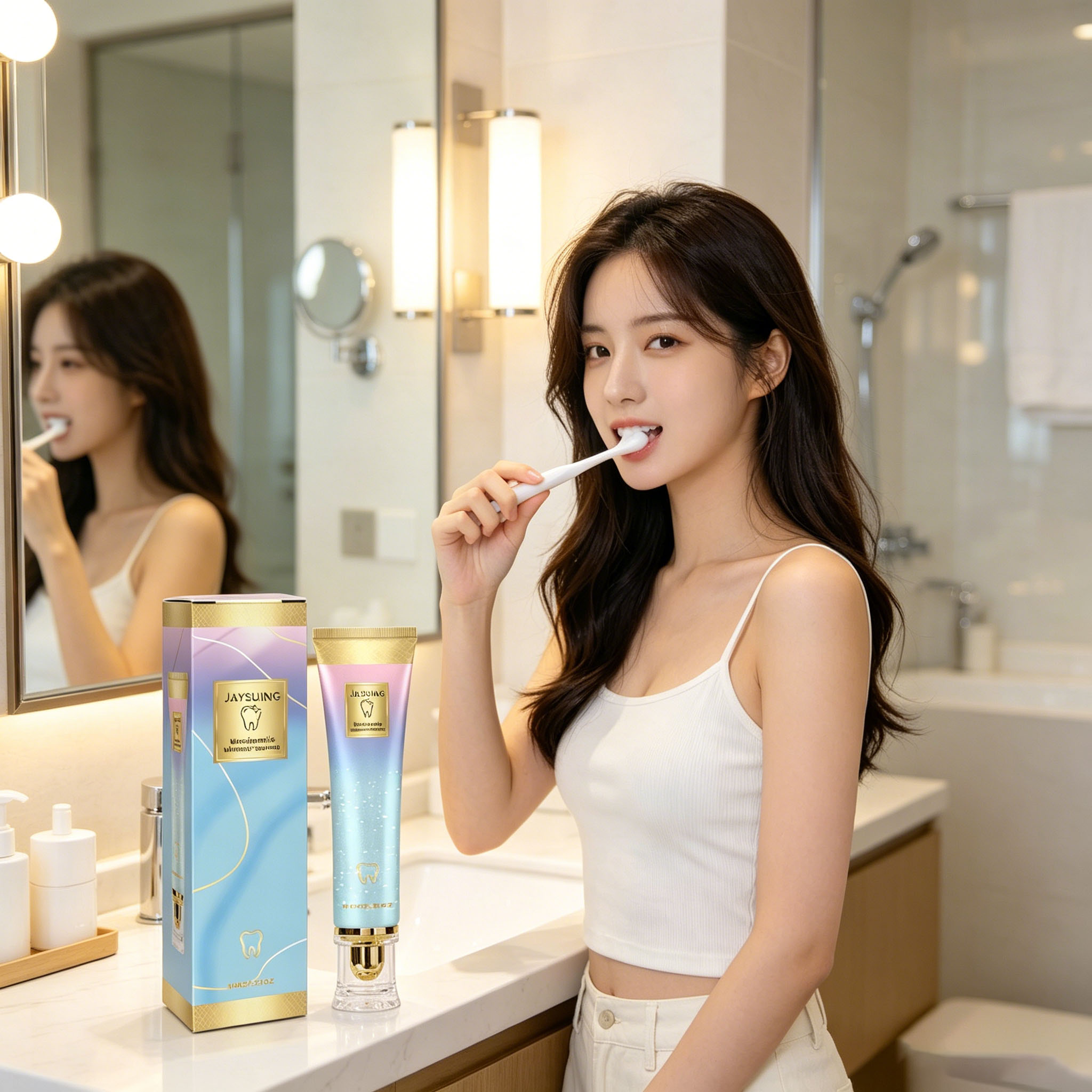Niacinamide Whitening Toothpa - đánh giá và giá Teeth Whitening Natural