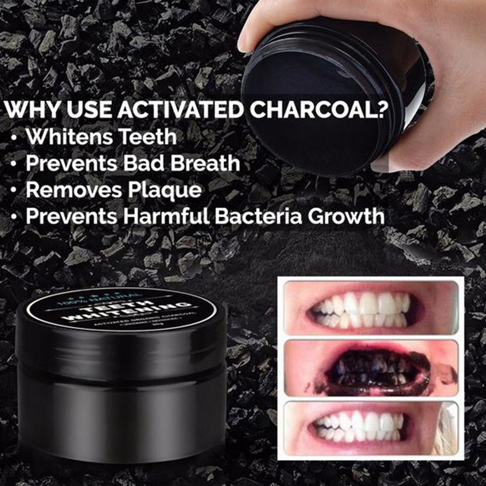 Teeth Whitening Powder Natural - đánh giá và giá Teeth Whitening Activated Organic Charcoal