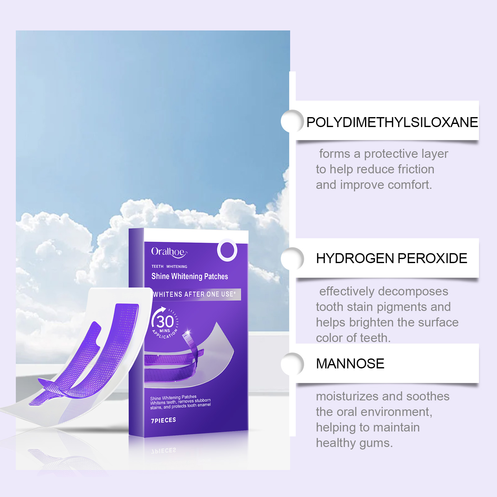 ORALHOE 7PCS/Box Teeth Whiteni - đánh giá và giá Teeth Whitening Or Tooth Whitening