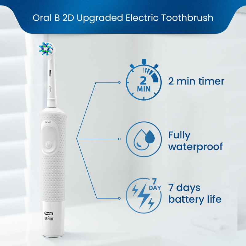 Oral B D100 2D Vitality Electr - đánh giá và giá Teeth Whitening Or Tooth Whitening
