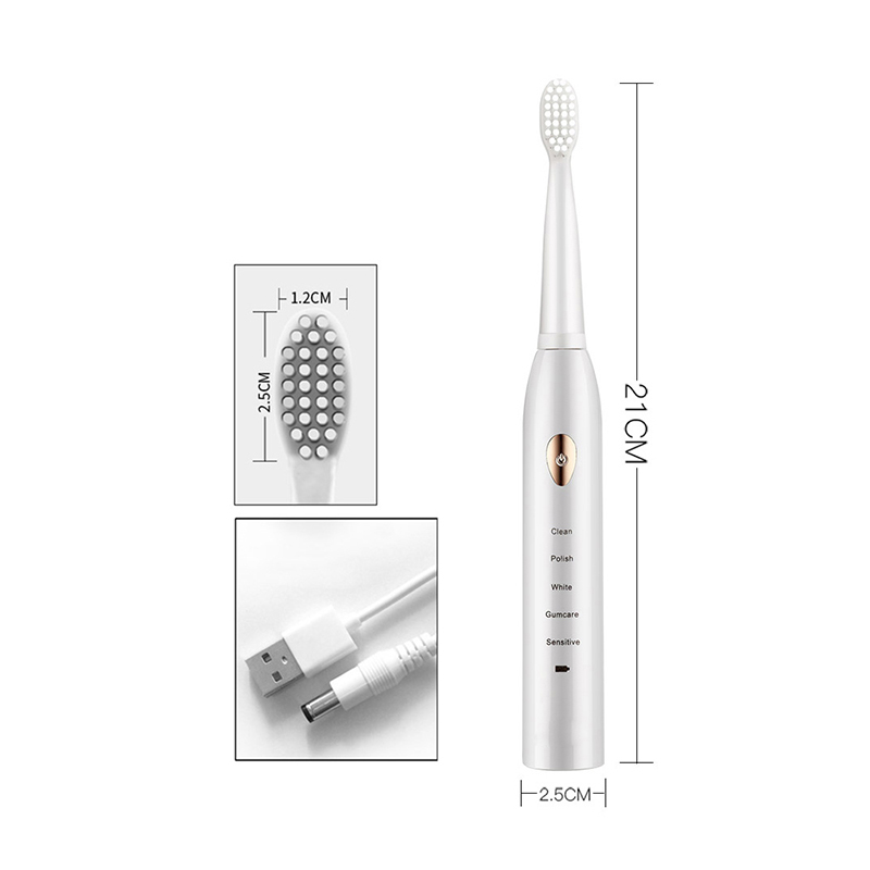 Electric Toothbrush 5-gear Mod - đánh giá và giá Electric Toothbrush Sonic