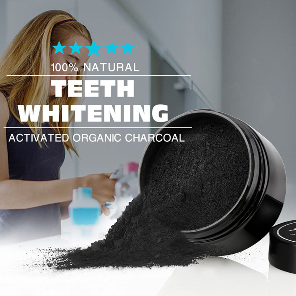 2 Types Teeth Whitening Powder - đánh giá và giá Teeth Whitening Activated Organic Charcoal