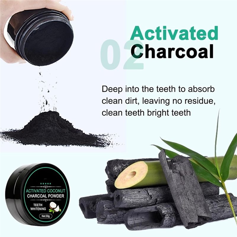 【CONSUMERS' FAVORITE】Teeth Whi - đánh giá và giá Teeth Whitening Activated Organic Charcoal