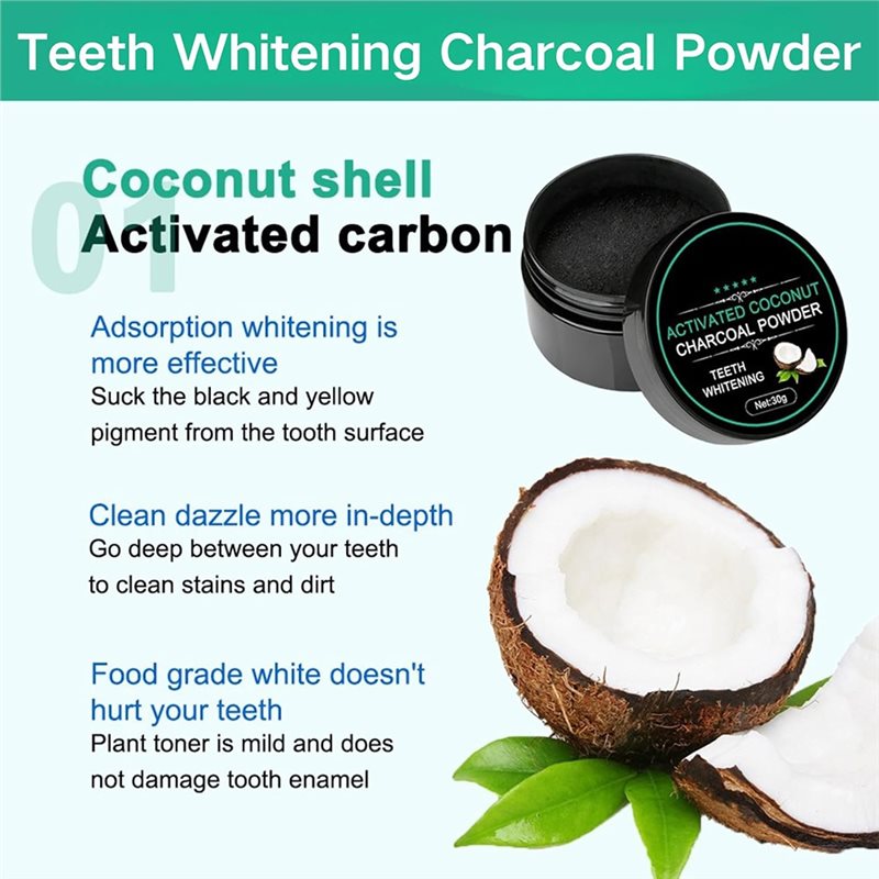 【CONSUMERS' FAVORITE】Teeth Whi - đánh giá và giá Teeth Whitening Activated Organic Charcoal