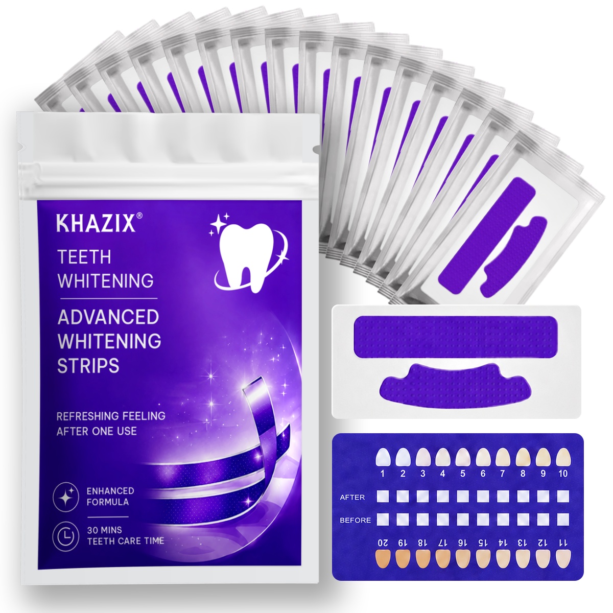 1/7 Pairs Teeth Whitening Stri - đánh giá và giá Teeth Whitening Strips Crest