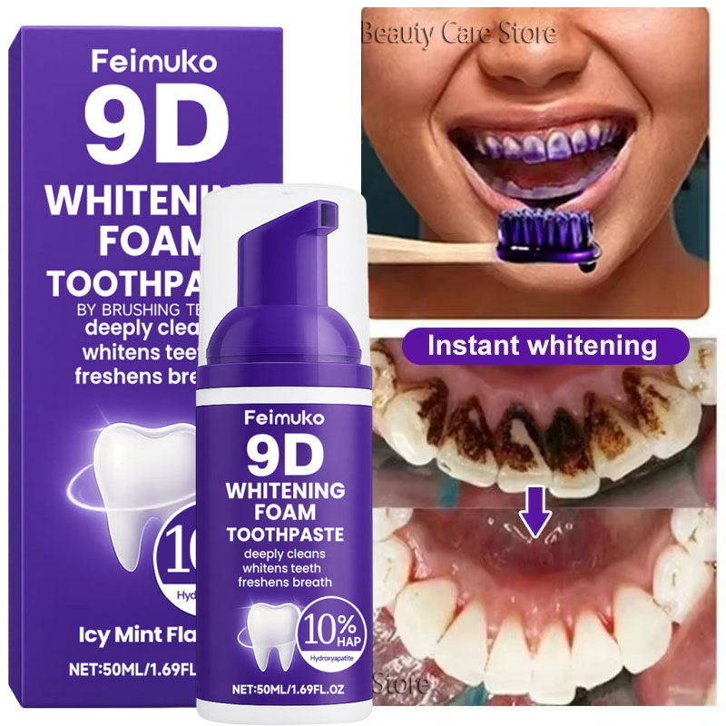 9D Purple Teeth Whitening Toot - đánh giá và giá Teeth Whitening Natural