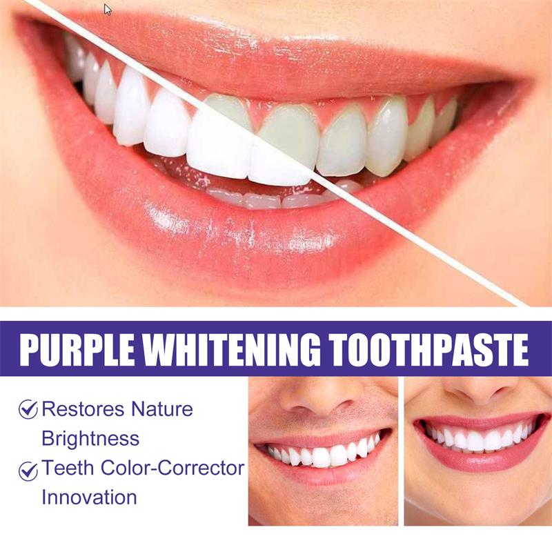 9D Purple Teeth Whitening Toot - đánh giá và giá Teeth Whitening Natural