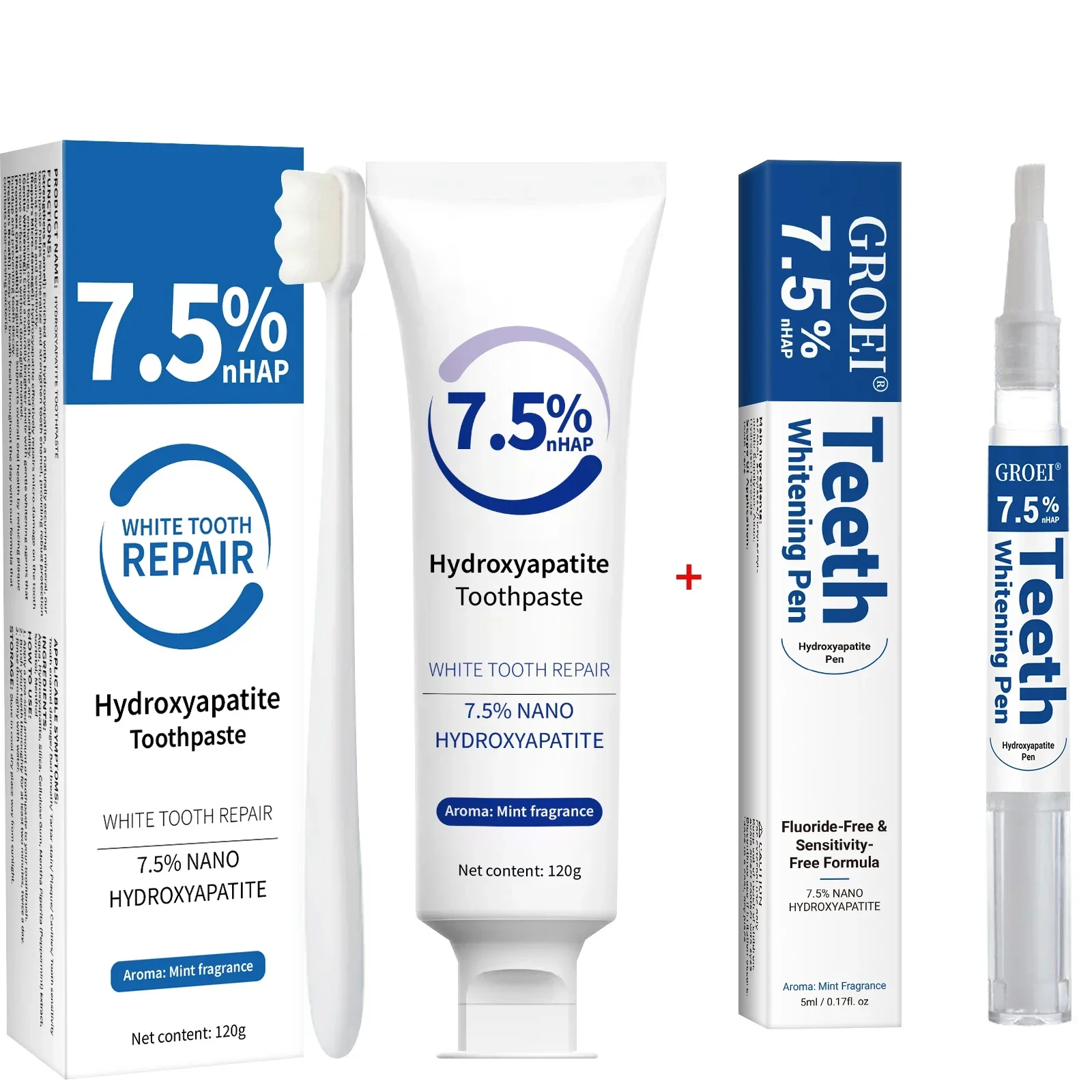 Toothpaste & Whitening Pen Kit - đánh giá và giá Teeth Whitening Natural