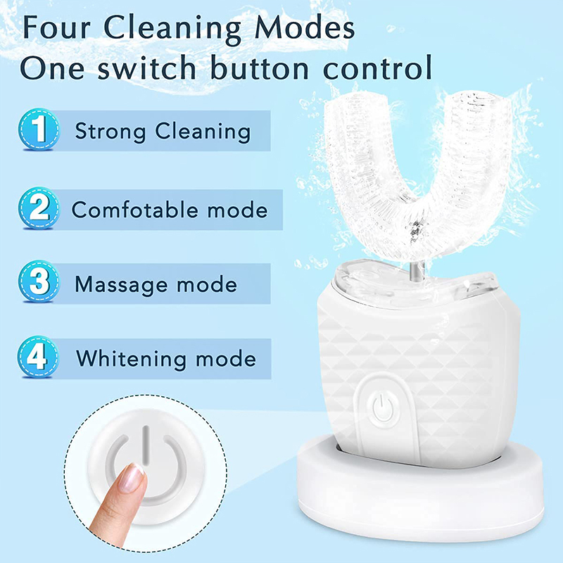 U-Shaped Rechargeable Light Qu - đánh giá và giá Teeth Whitening Kit With Light