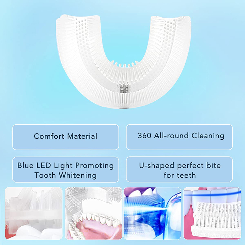 U-Shaped Rechargeable Light Qu - đánh giá và giá Teeth Whitening Kit With Light