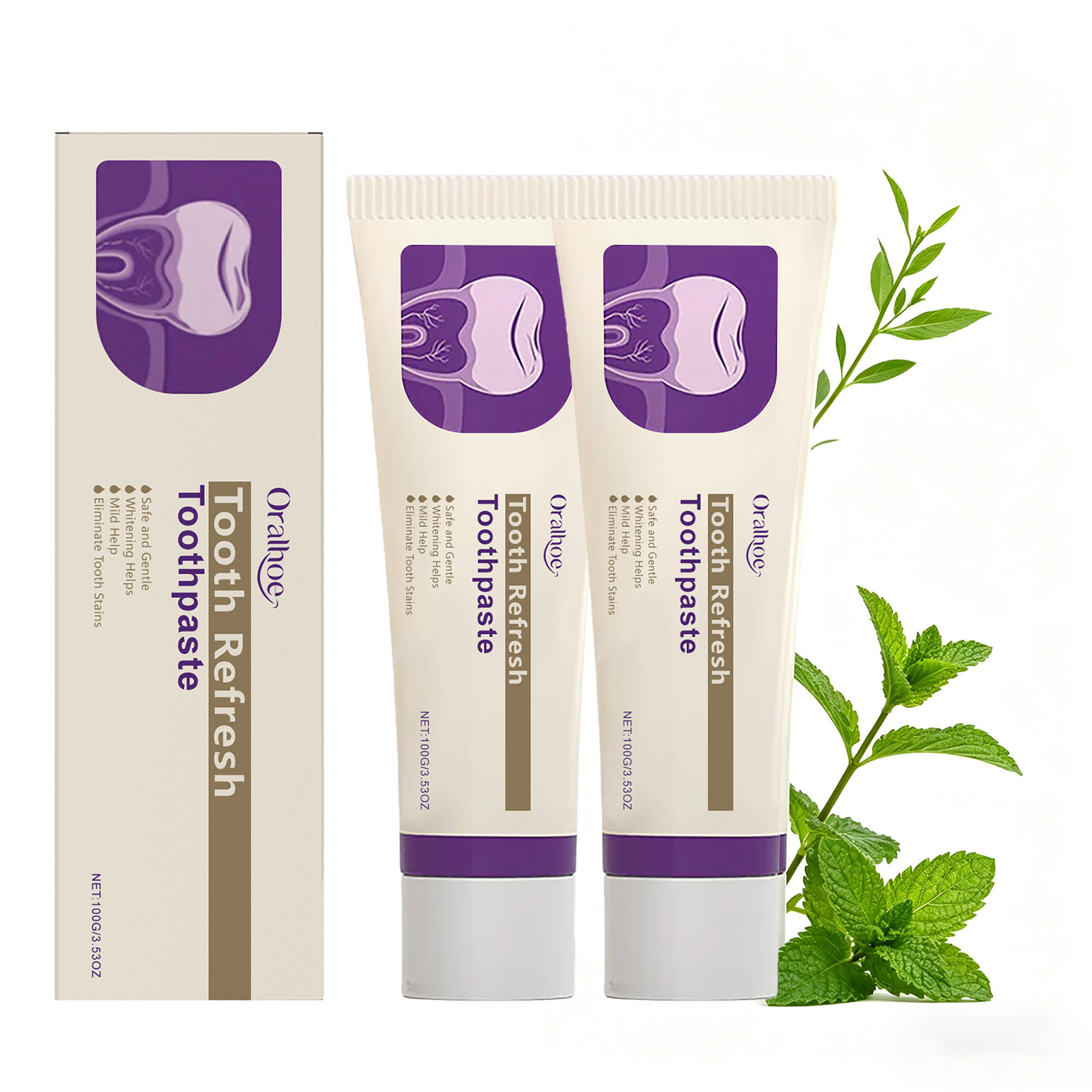 Tooth Refresh Whitening Minty  - đánh giá và giá Teeth Whitening Natural