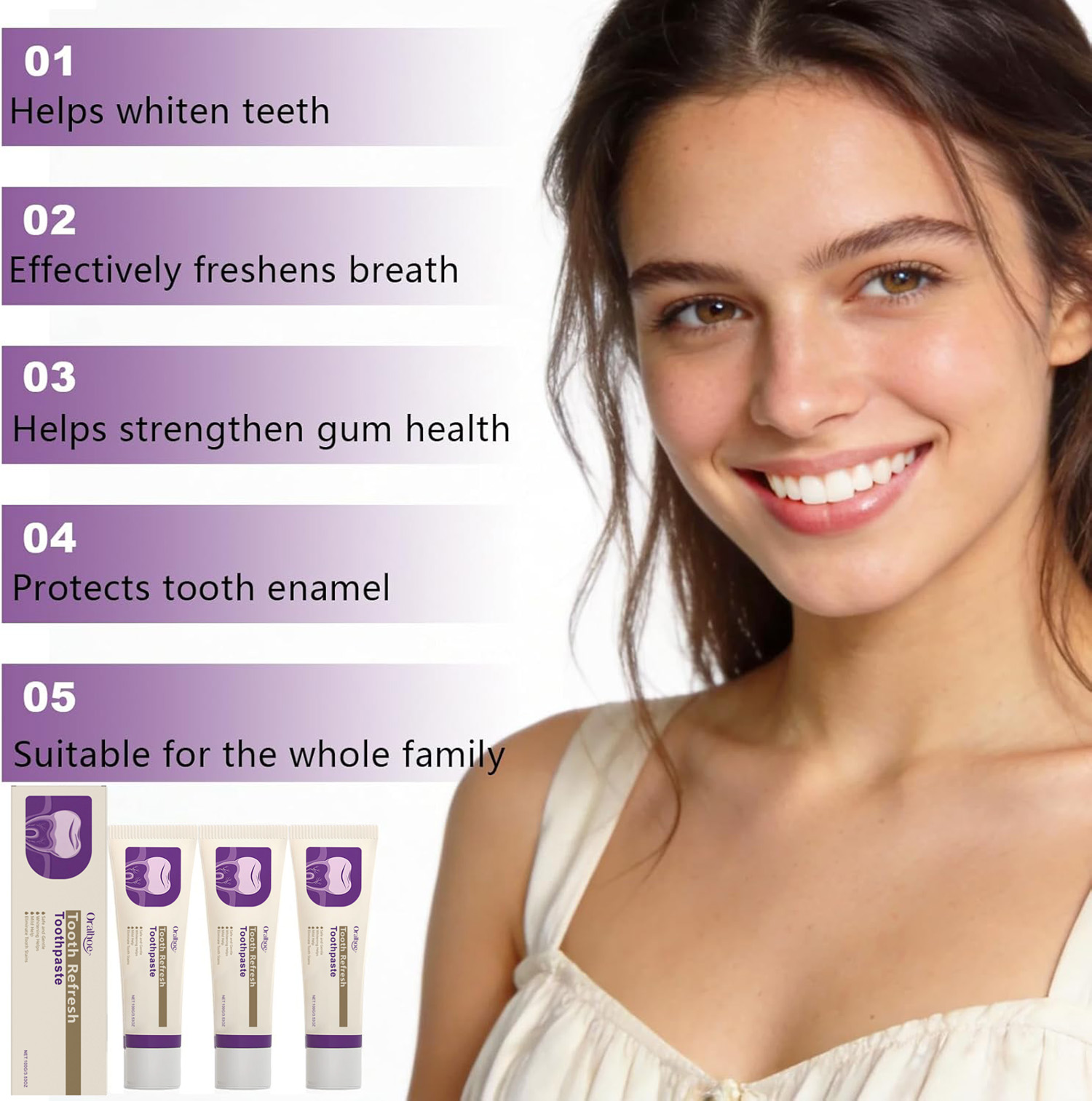 Tooth Refresh Whitening Minty  - đánh giá và giá Teeth Whitening Natural