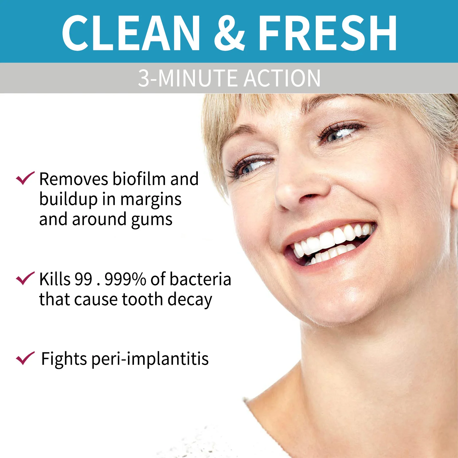 Aligner Denture Cleaner Foam D - đánh giá và giá Teeth Whitening Natural