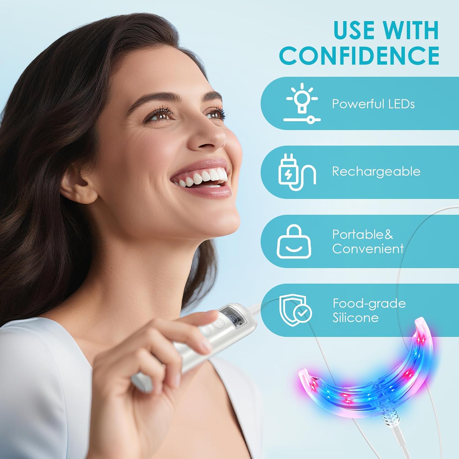 Teeth Whitening Accelerator 16 - đánh giá và giá Teeth Whitening Kit With Light