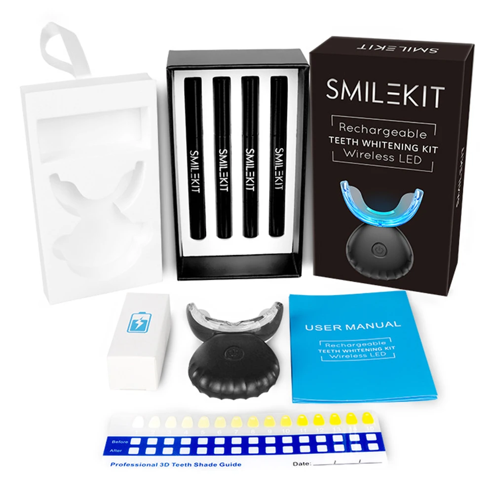 Dental Teeth Whitening Kit Min - đánh giá và giá Teeth Whitening Bleaching Kit
