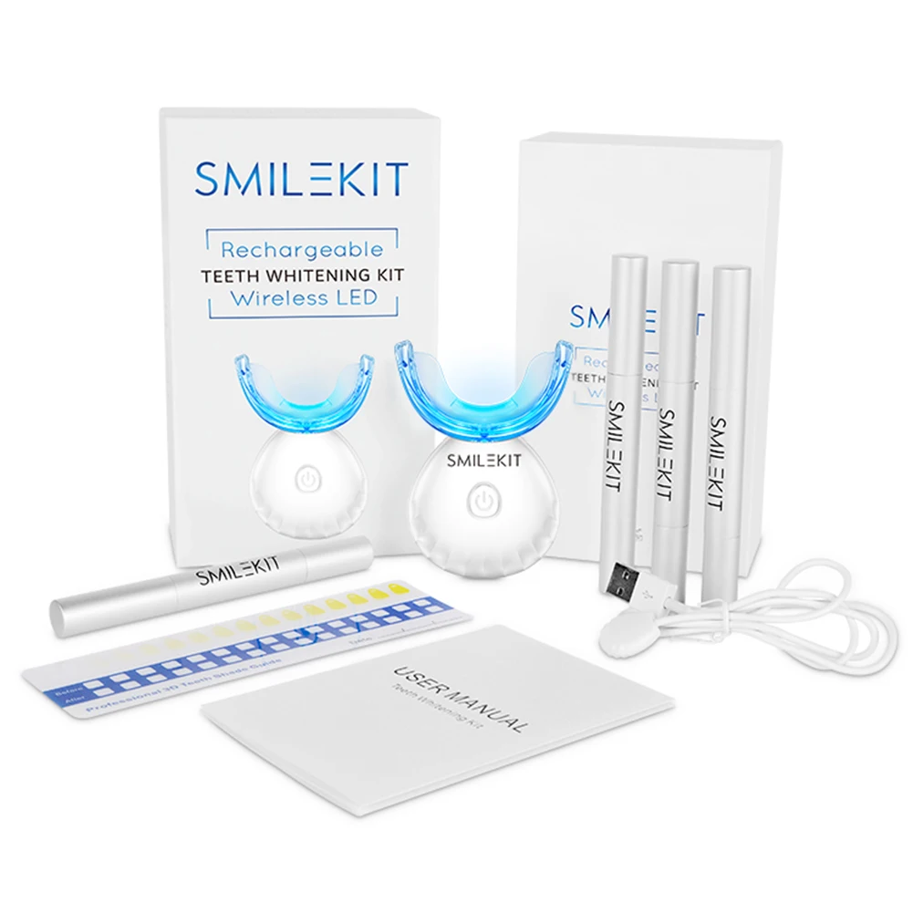 Dental Teeth Whitening Kit Min - đánh giá và giá Teeth Whitening Bleaching Kit
