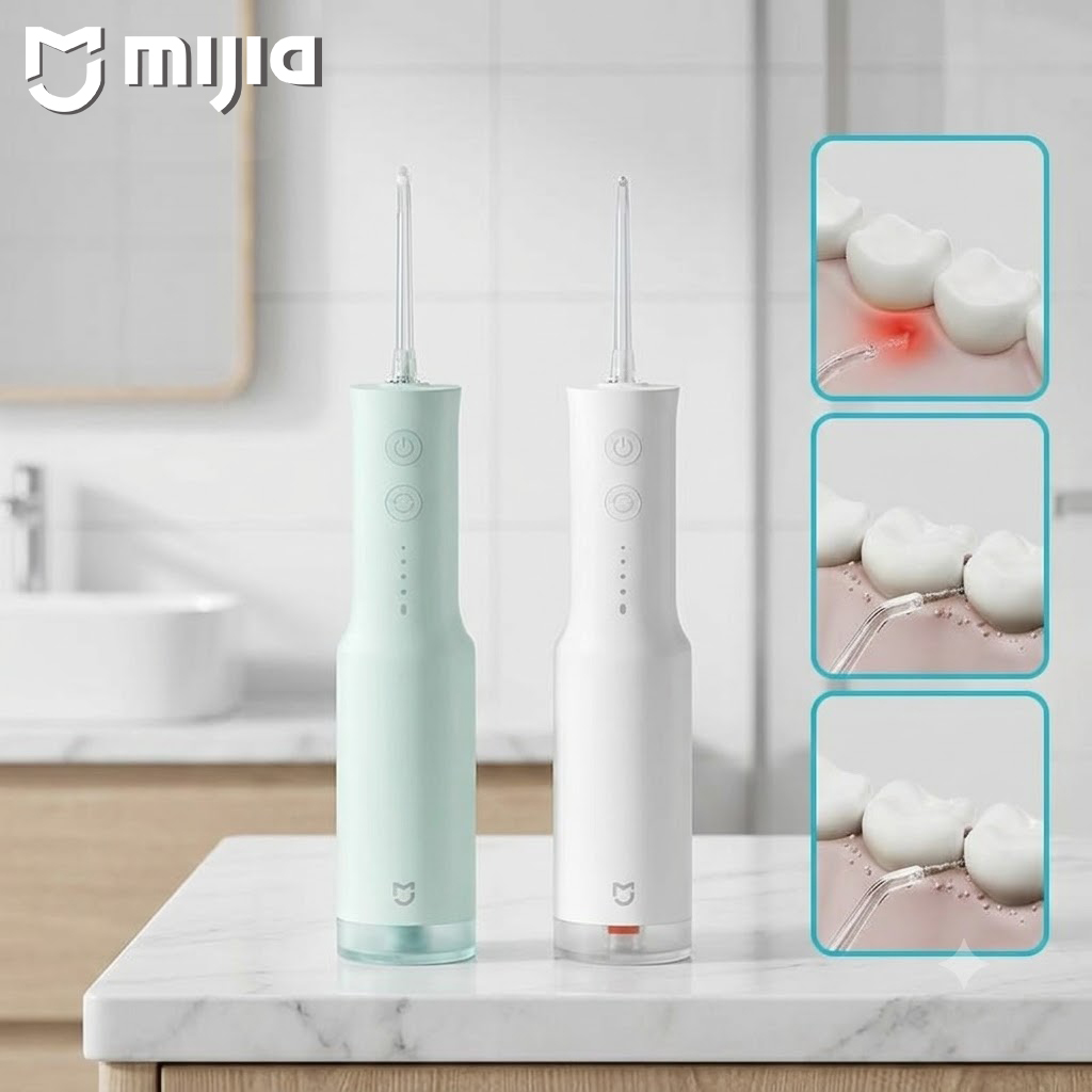 Xiaomi Portable Oral Irrigator - đánh giá và giá Teeth Whitening Or Tooth Whitening