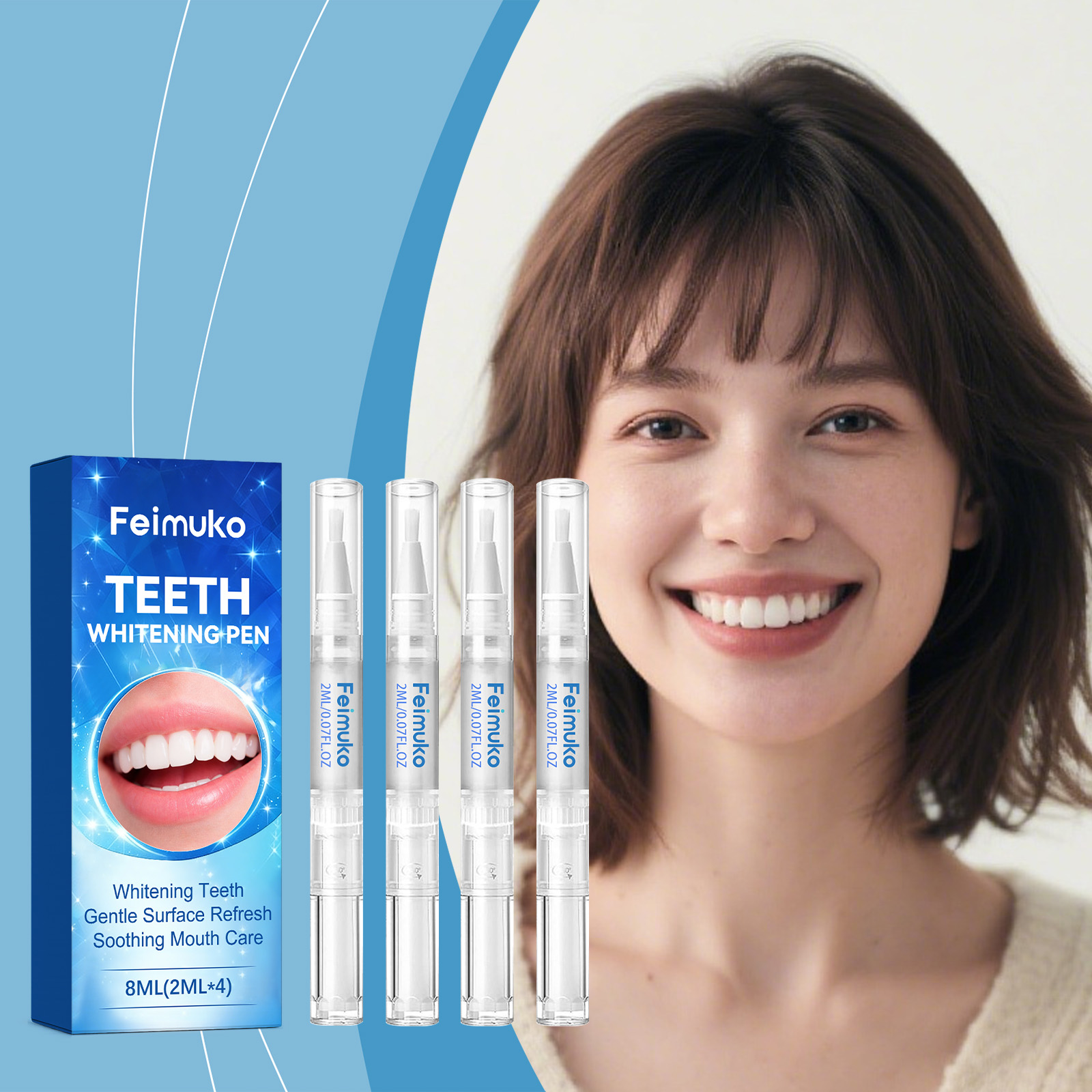 4pcs Teeth Whitening Gel Pen R - đánh giá và giá Teeth Whitening Bleaching Kit