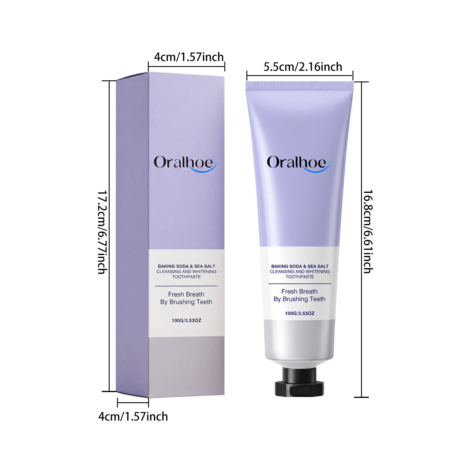 Oralhoe Baking Soda & Sea Salt - đánh giá và giá Teeth Whitening Natural