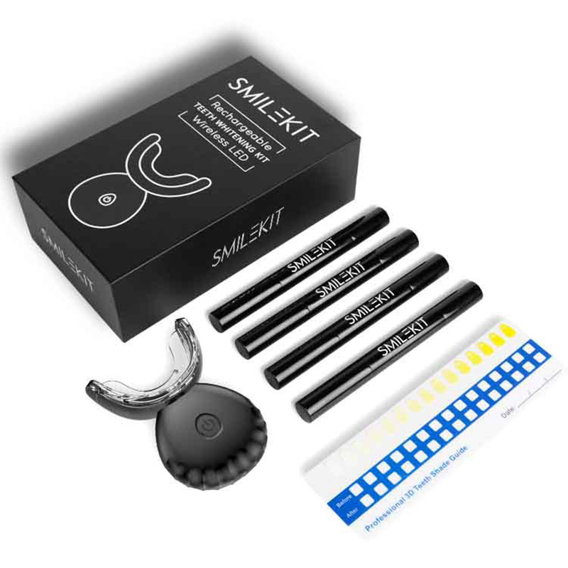 Điện Mới Làm Trắng Răng LED Sử - đánh giá và giá Teeth Whitening Bleaching Kit