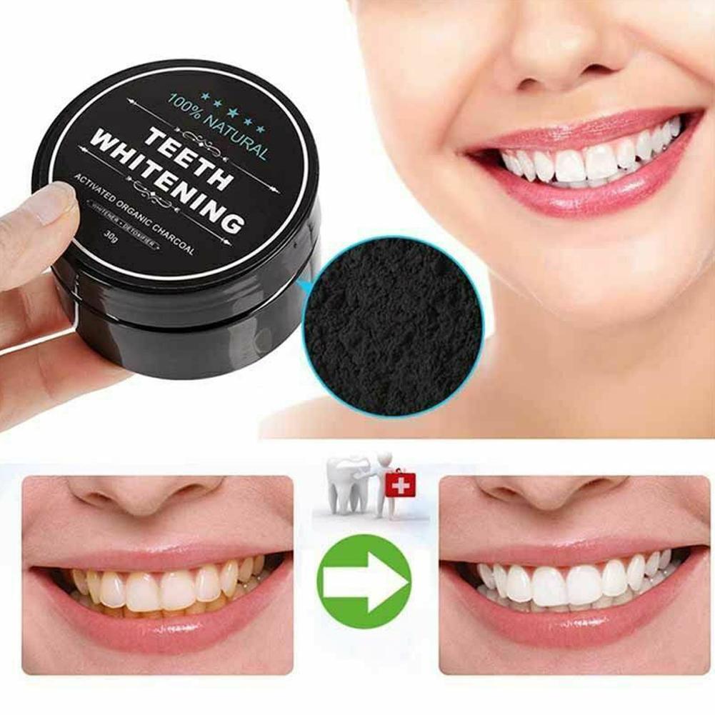 Activated Organic Charcoal Pow - đánh giá và giá Teeth Whitening Activated Organic Charcoal