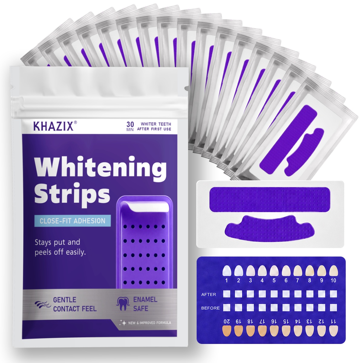 7PCS Teeth Whitening Strips fo - đánh giá và giá Teeth Whitening Strips Crest