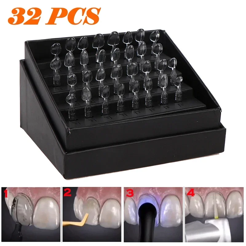 32pcs Dental Veneer Mould Kit  - đánh giá và giá Teeth Whitening Kit With Light