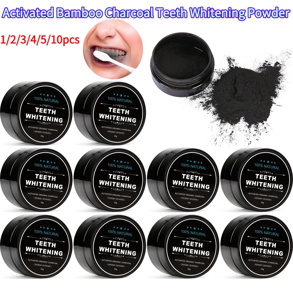 Teeth Whitening Powder Natural - đánh giá và giá Teeth Whitening Activated Organic Charcoal