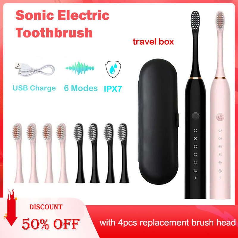 Sonic Electric Toothbrush IPX7 - đánh giá và giá Electric Toothbrush Sonic
