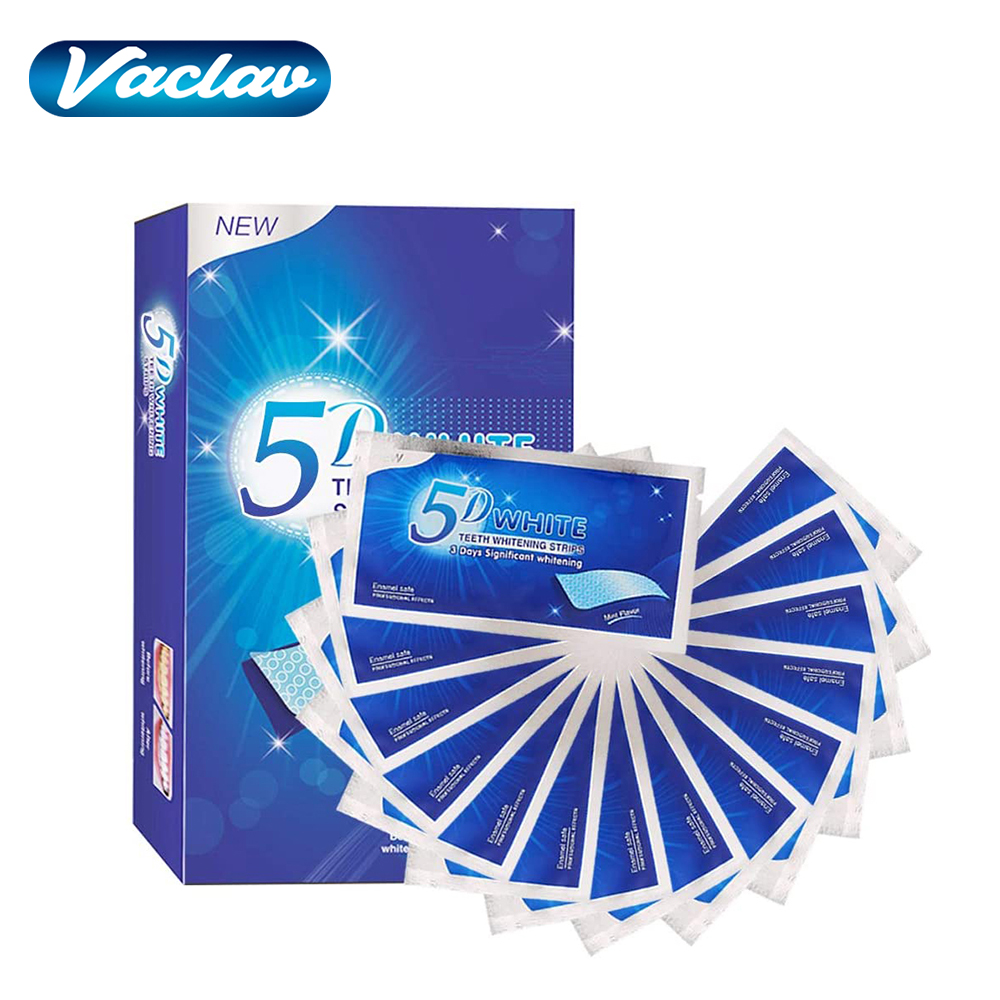 5D White Teeth Whitening Strip - đánh giá và giá Teeth Whitening Strips Crest